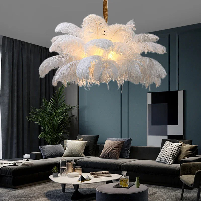 J.Y.R® Nordic Feather LED Pendant Light