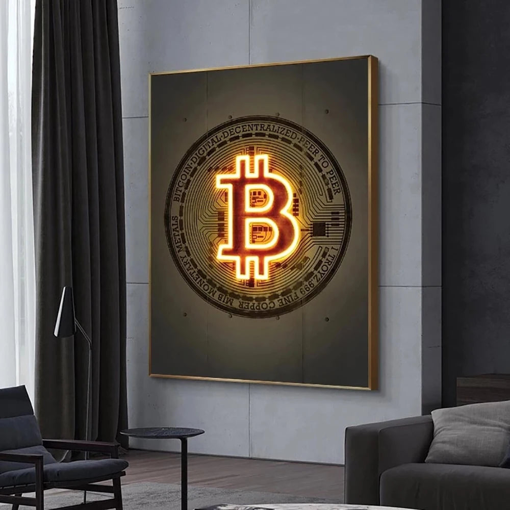 J.Y.R® Crypto Vista Bitcoin Art Collection