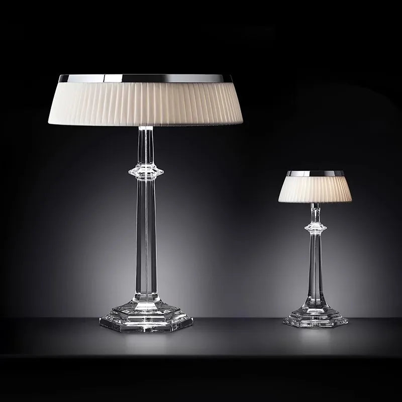 .Y.R® Modern Glass Table Lamp - Perfect for enhancing bedroom and living room decor. Sleek design and energy-efficient LED technology.