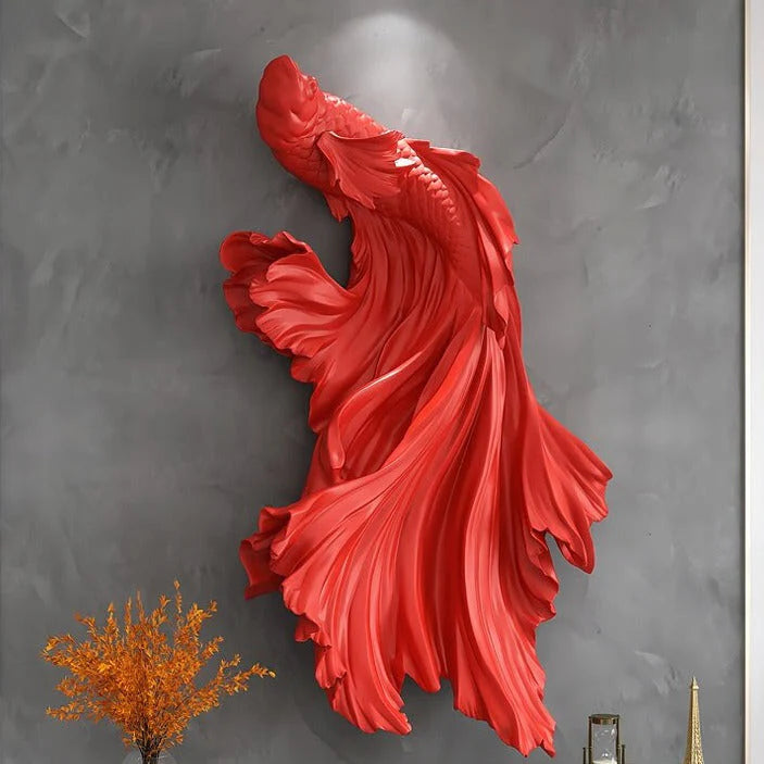 J.Y.R® Nordic Fighting Fish Wall Sculpture