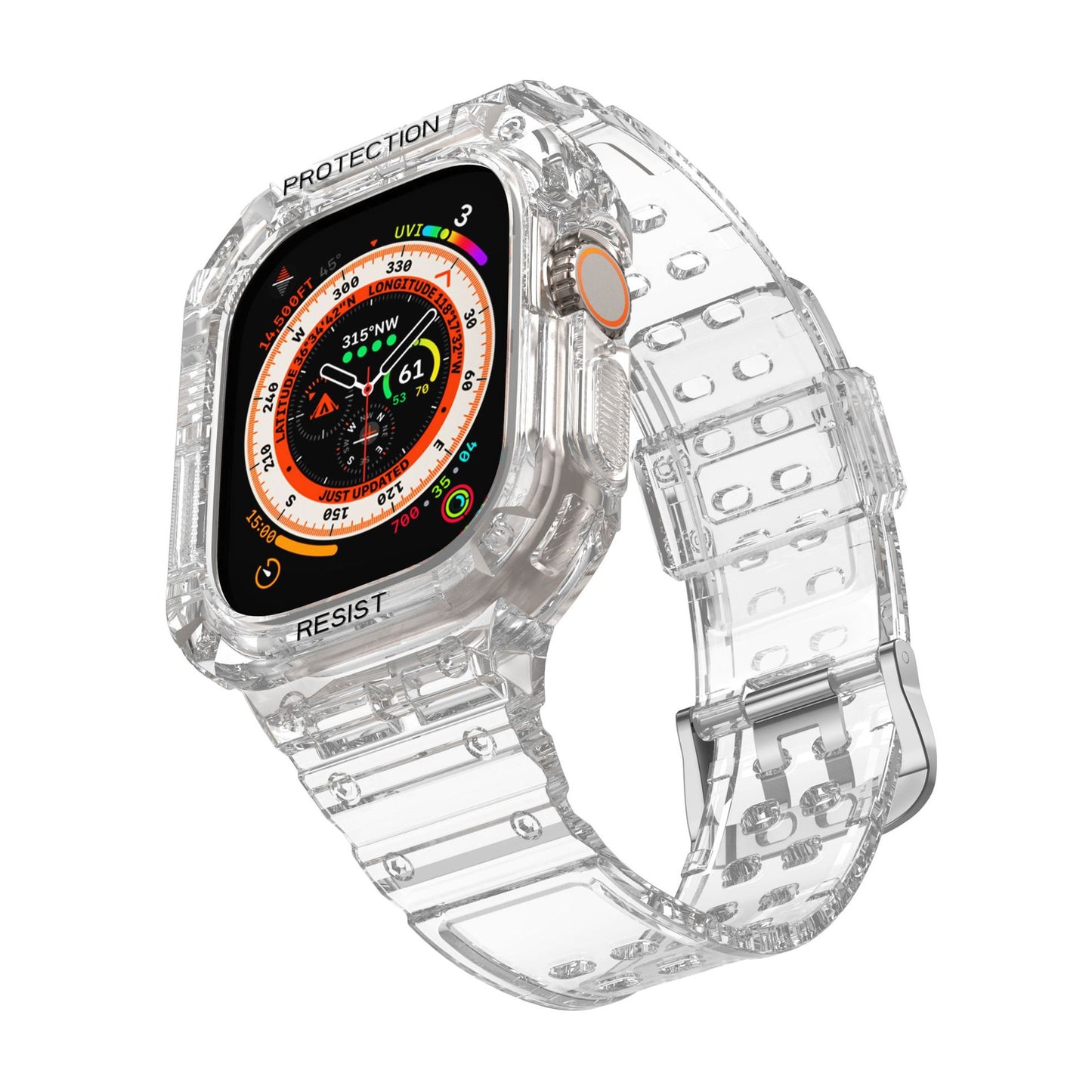 J.Y.R®Transparent Luxury Apple Watch Cases for Apple Watch Ultra