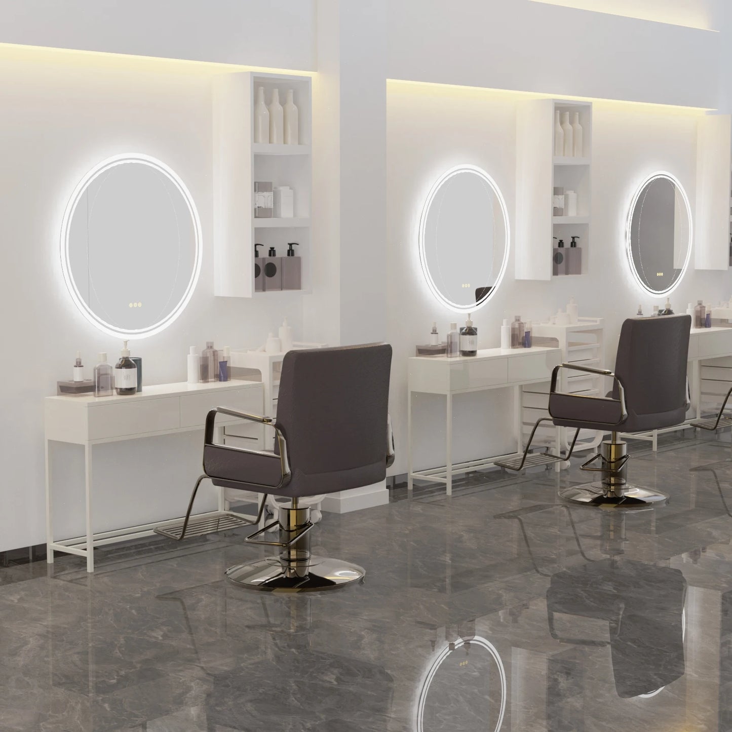 J.Y.R® Radiance Halo LED Mirror