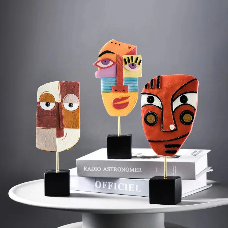 J.Y.R® Abstract Face Sculpture