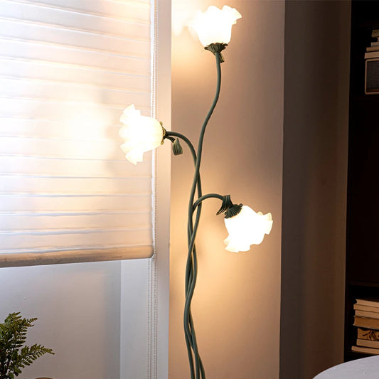 J.Y.R® Elegant 3 Head Lily Flower Floor Lamp