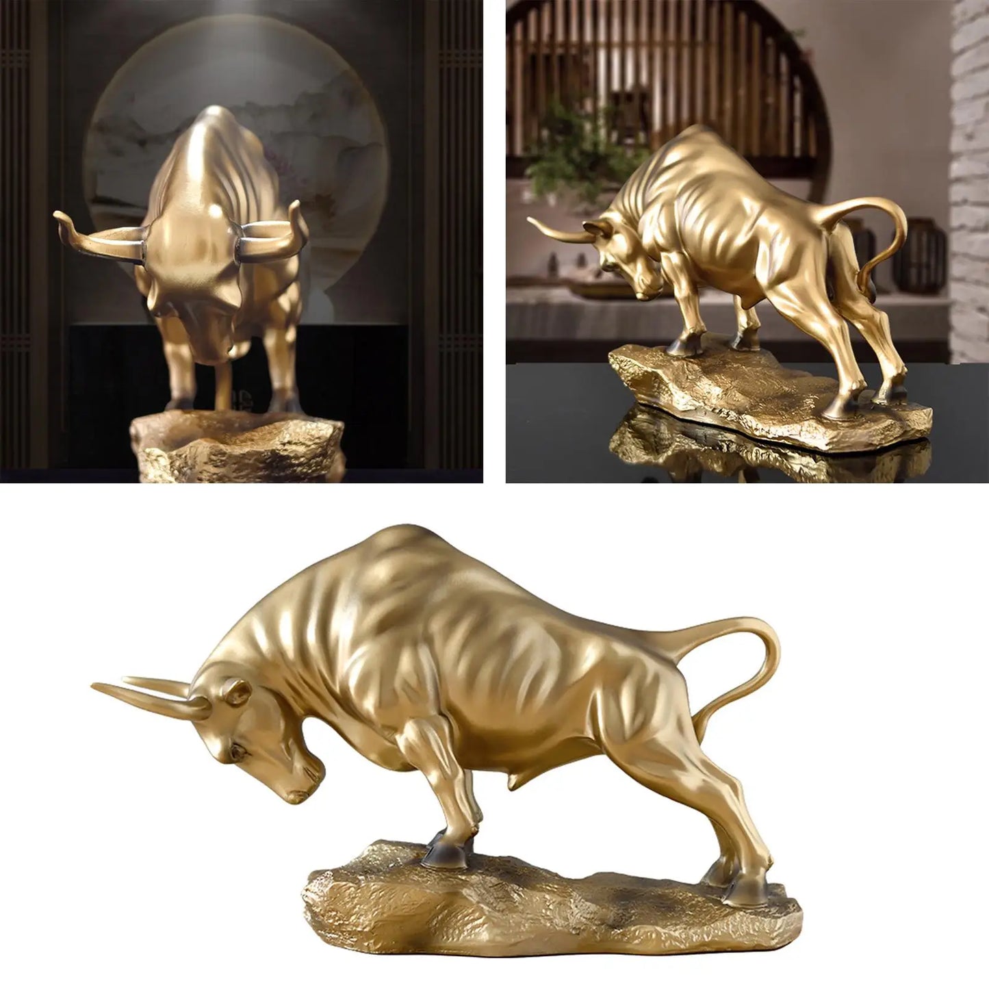 J.Y.R® BullRun Golden Sculpture