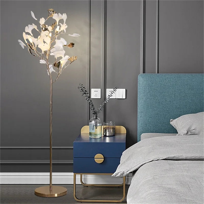 J.Y.R® Ginkgo Flower Floor Lamp