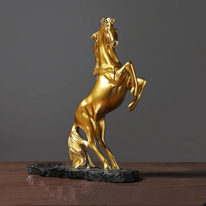 J.Y.R® Golden Horse Wine Holder