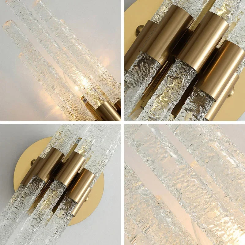 J.Y.R® Modern Water Ripple Crystal Wall Lamp