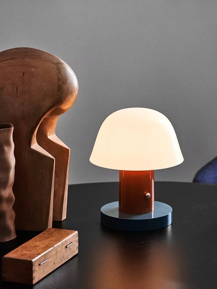 J.Y.R® Cordless Mushroom Table Lamp