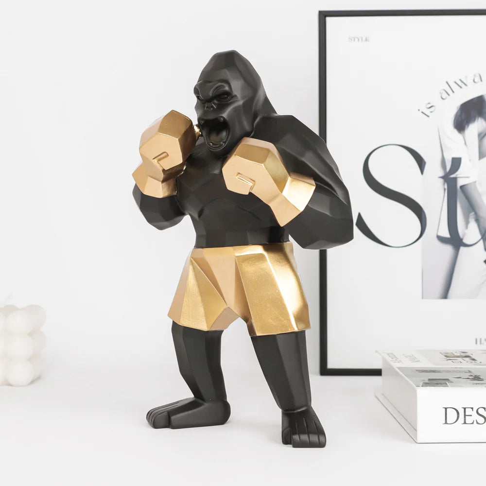 J.Y.R® Creative Boxing King Kong Sculpture