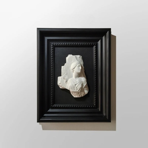 J.Y.R® Niobe's Daughter Framed 3D Relief Sculpture