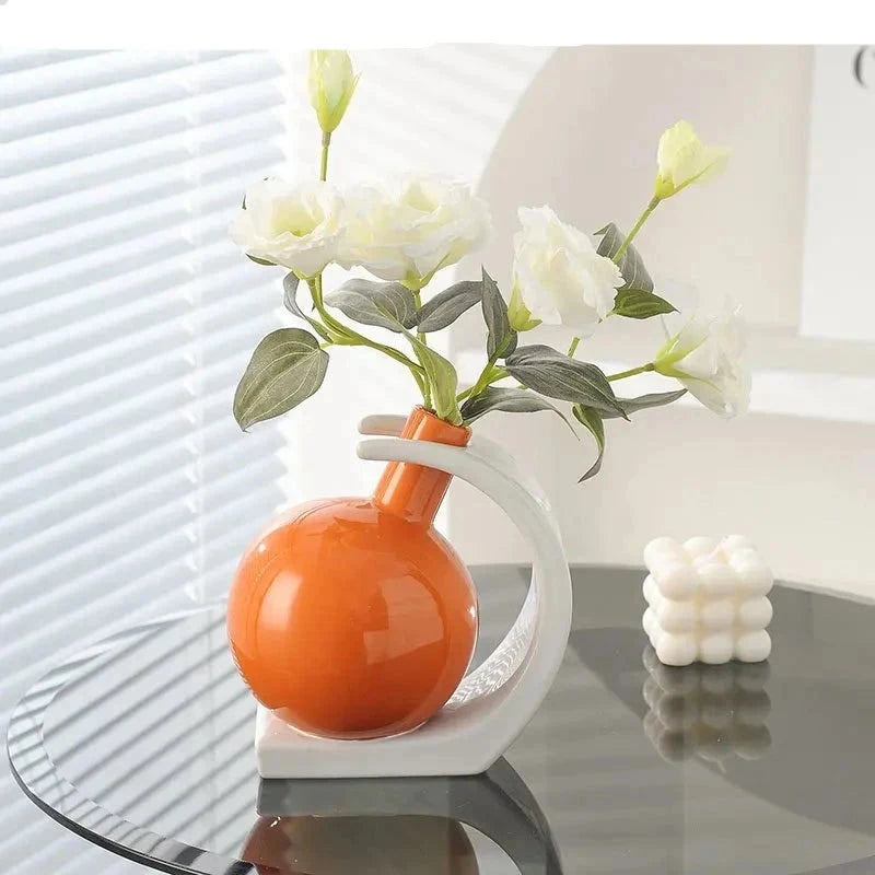 J.Y.R® Minimalist Ceramic Flower Vase