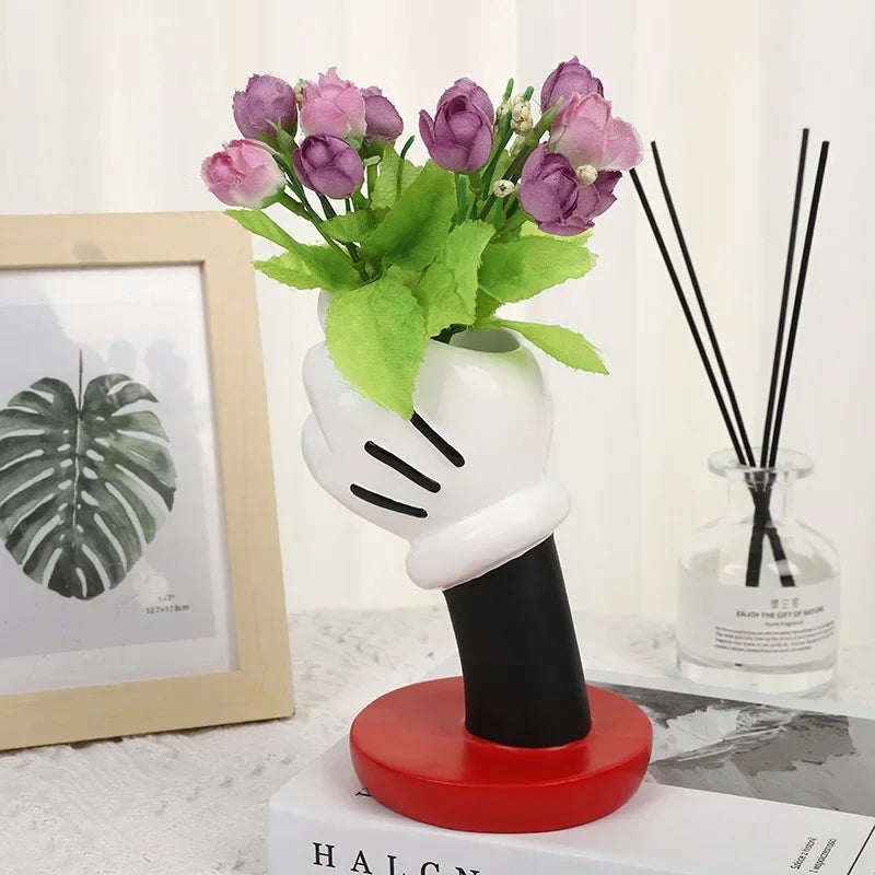 J.Y.R® Creative Mickey Mouse Holding Vase