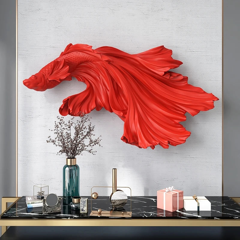 J.Y.R® Nordic Fighting Fish Wall Sculpture