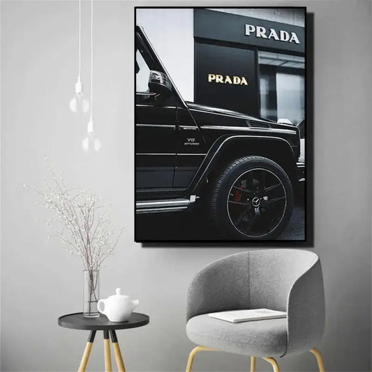 J.Y.R® Luxury Brand Inspired Car Canvas Art