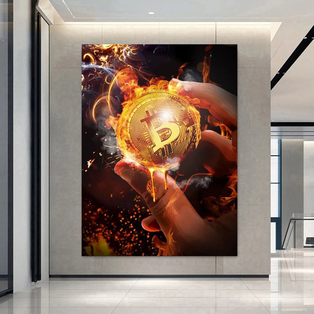 J.Y.R® Crypto Vista Bitcoin Art Collection