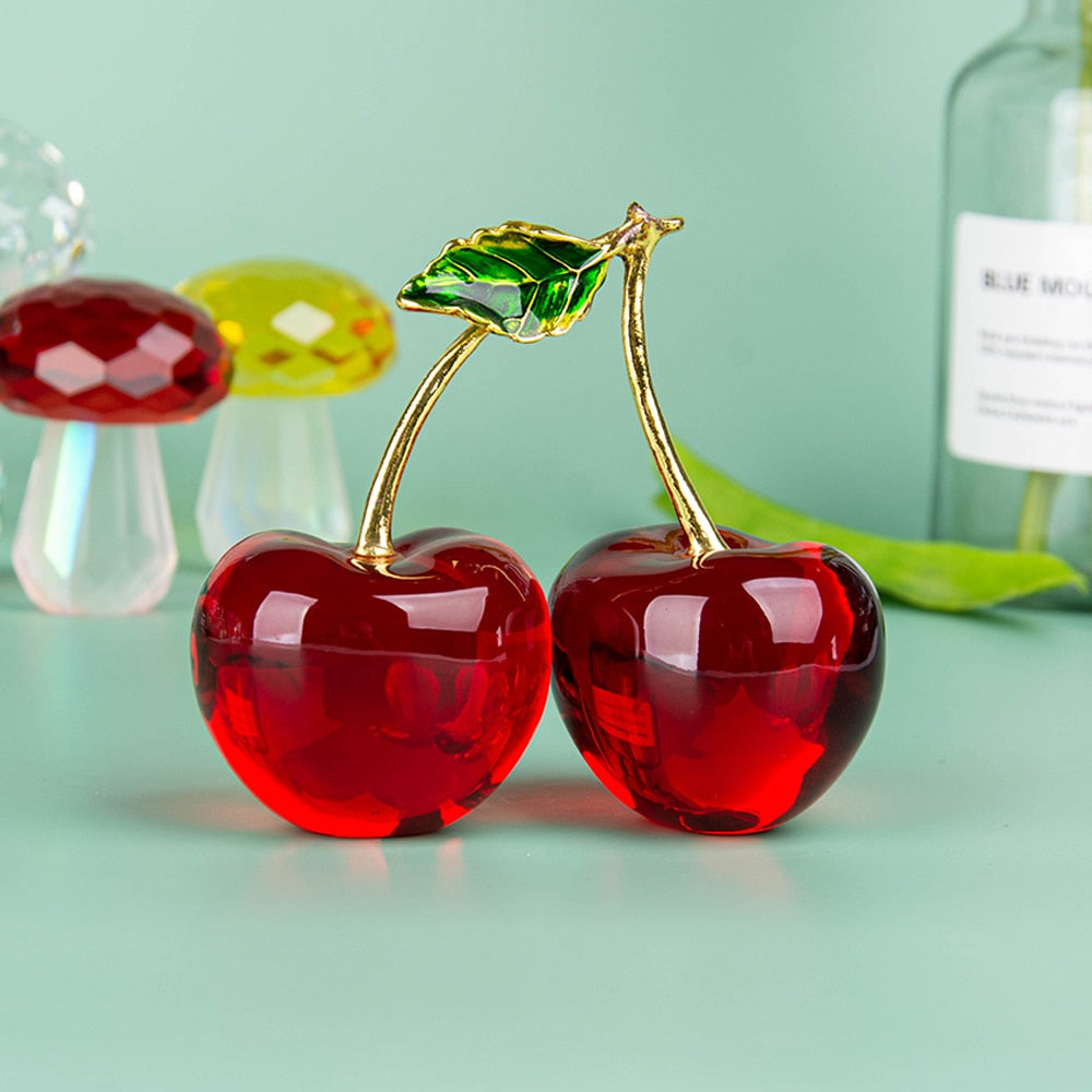 J.Y.R® Crystal Cherry Figurine