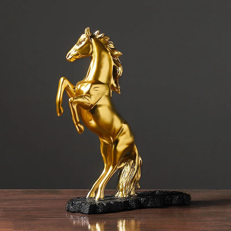 J.Y.R® Golden Horse Wine Holder