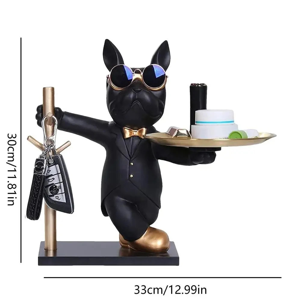 J.Y.R® French Bulldog Sculpture Dog Tray