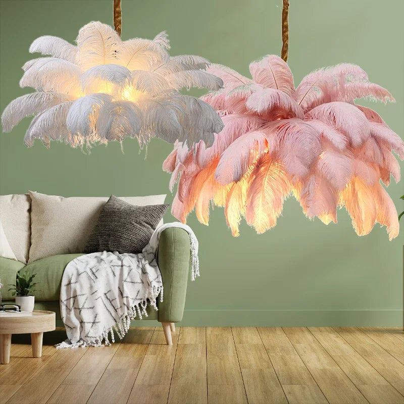 J.Y.R® Nordic Feather LED Pendant Light