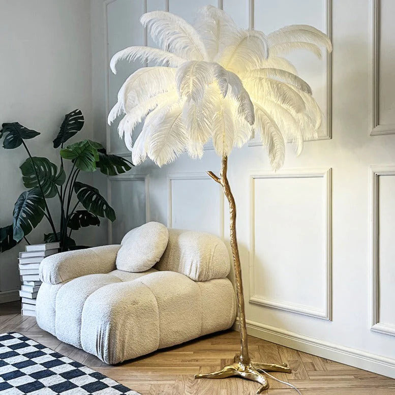 J.Y.R® Ostrich Feather Lamp