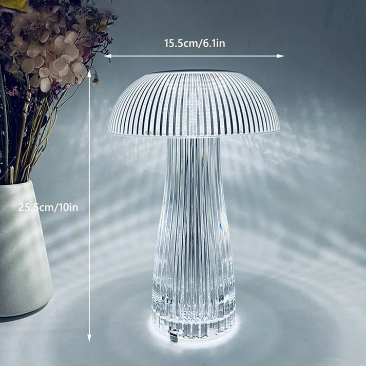 J.Y.R® 16-Color LED Mushroom Table Lamp