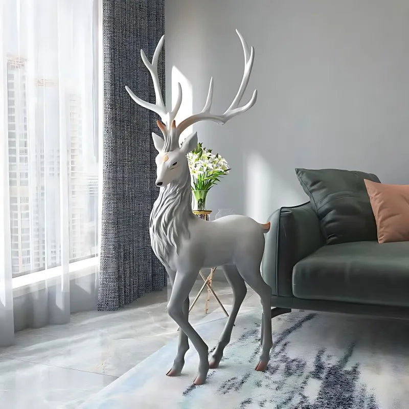 J.Y.R® Light Luxury Elk Floor-standing Decoration