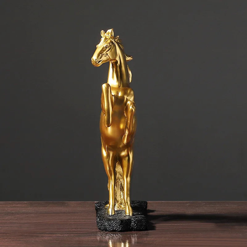 J.Y.R® Golden Horse Wine Holder