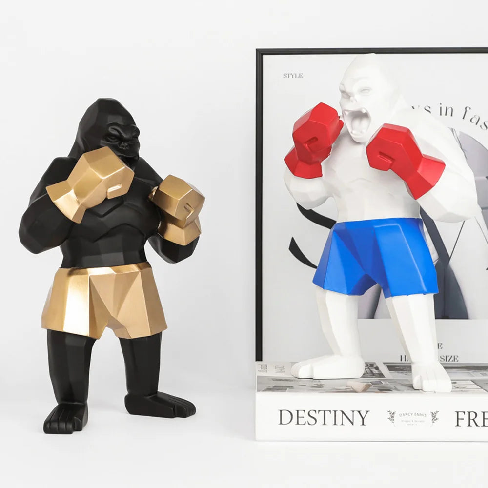 J.Y.R® Creative Boxing King Kong Sculpture