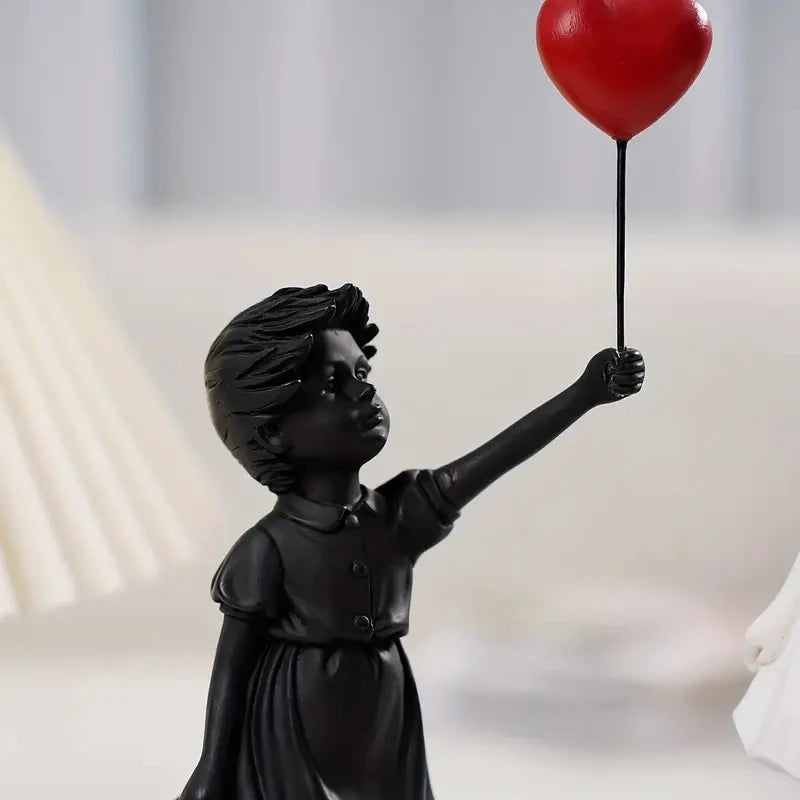 J.Y.R® Little Girl With Balloon Figurine