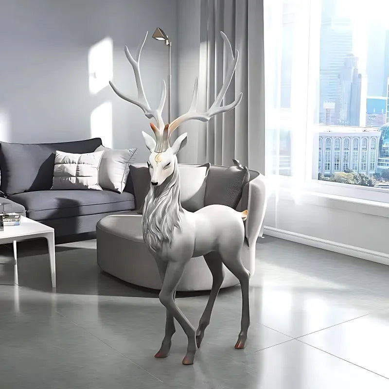 J.Y.R® Light Luxury Elk Floor-standing Decoration