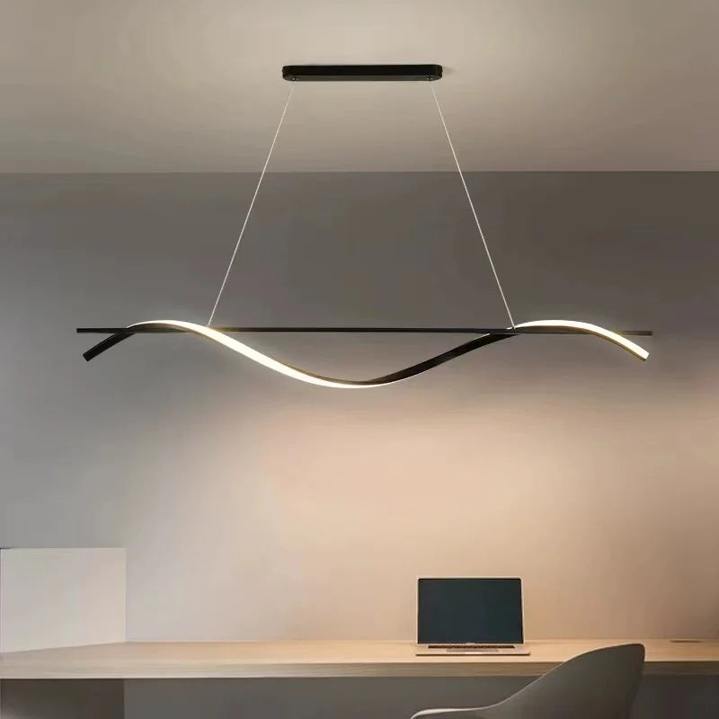 J.Y.R® Modern Wave LED Pendant Light