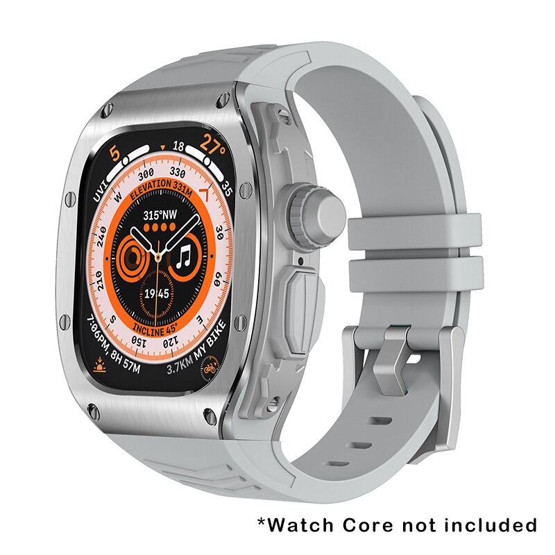 J.Y.R®Stainless Steel Luxury Apple Watch Cases for Apple Watch Ultra