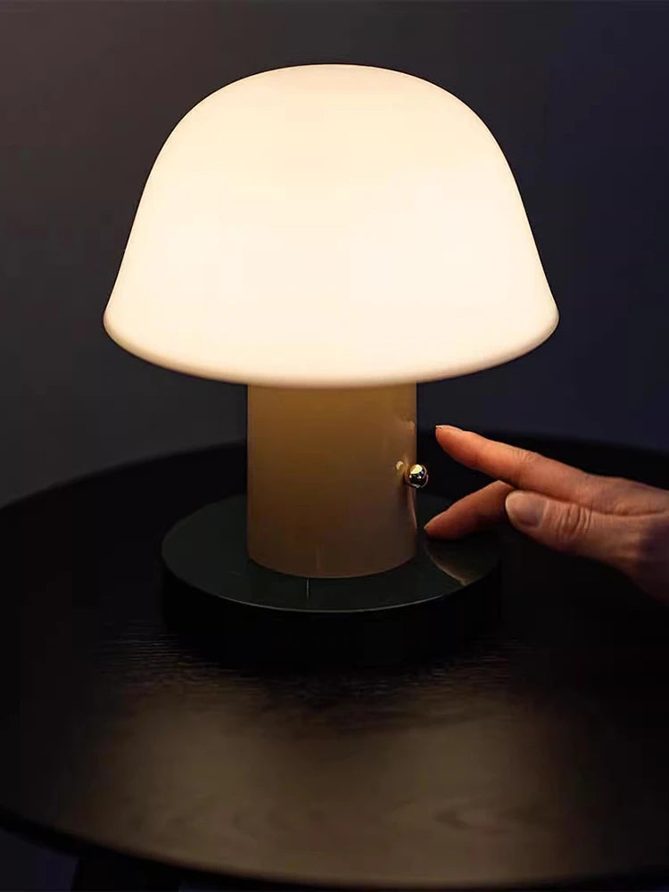 J.Y.R® Cordless Mushroom Table Lamp