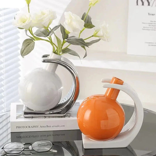 J.Y.R® Minimalist Ceramic Flower Vase