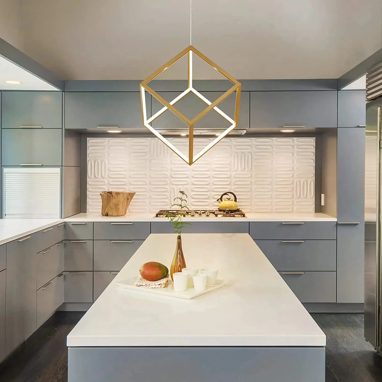 J.Y.R®Square Geometric Nordic Pendant Lantern