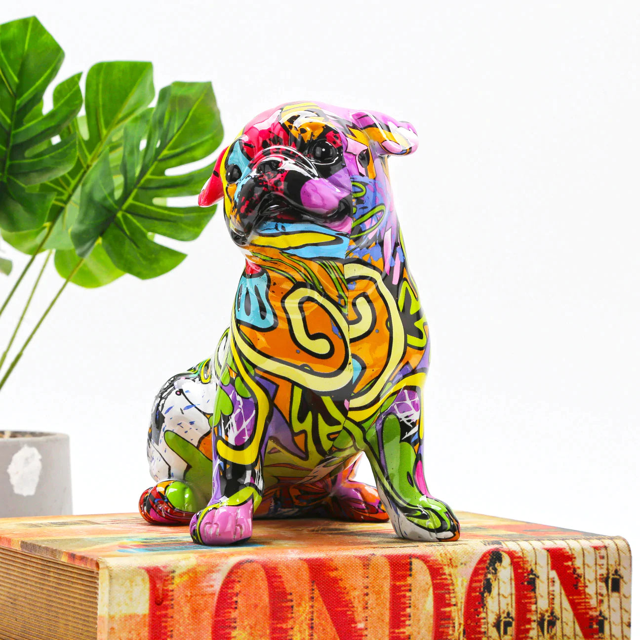 J.Y.R®Pug Nordic Painted Statue