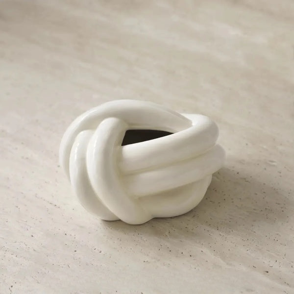 J.Y.R® Ceramic Knotted Tissue Box