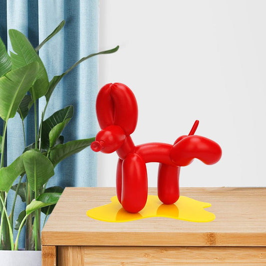 J.Y.R® Balloon Dog Doing Number One Sculpture - JYR Gallery