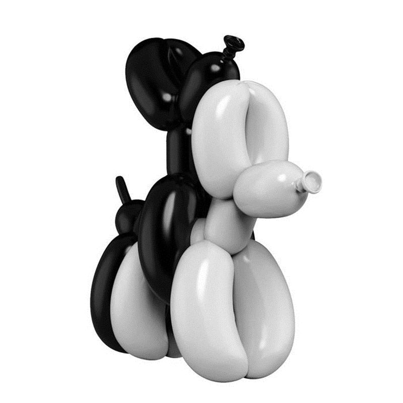 J.Y.R® Balloon Dog Getting Busy Sculpture - JYR Gallery