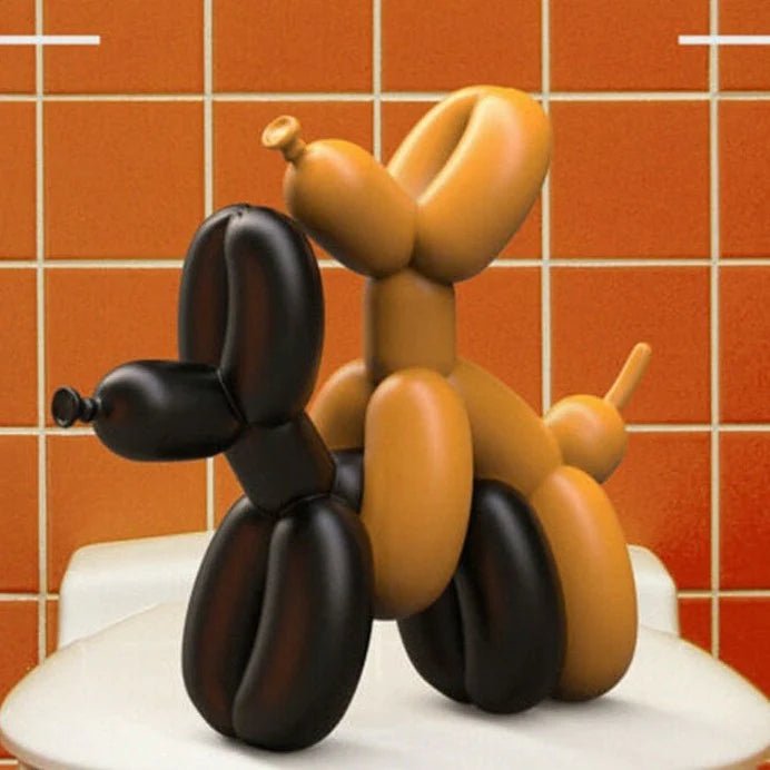 J.Y.R® Balloon Dog Getting Busy Sculpture - JYR Gallery