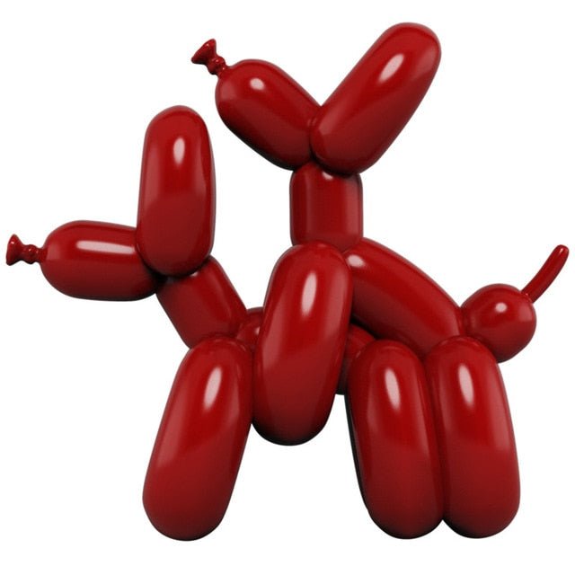 J.Y.R® Balloon Dog Getting Busy Sculpture - JYR Gallery