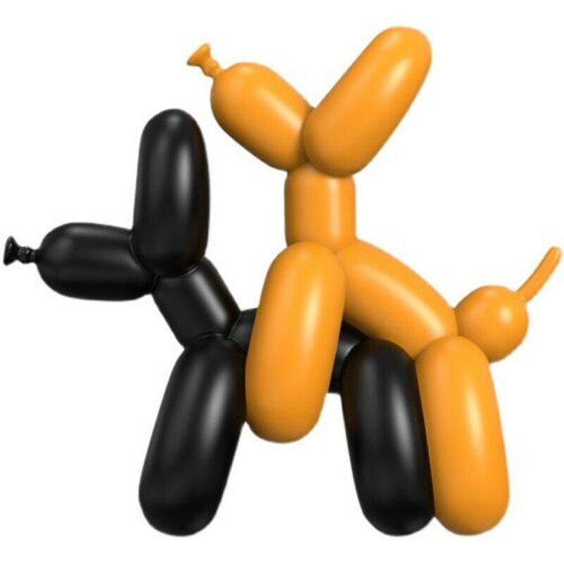 J.Y.R® Balloon Dog Getting Busy Sculpture - JYR Gallery