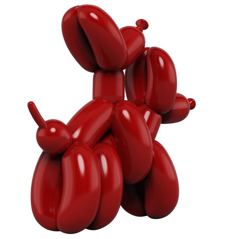 J.Y.R® Balloon Dog Getting Busy Sculpture - JYR Gallery