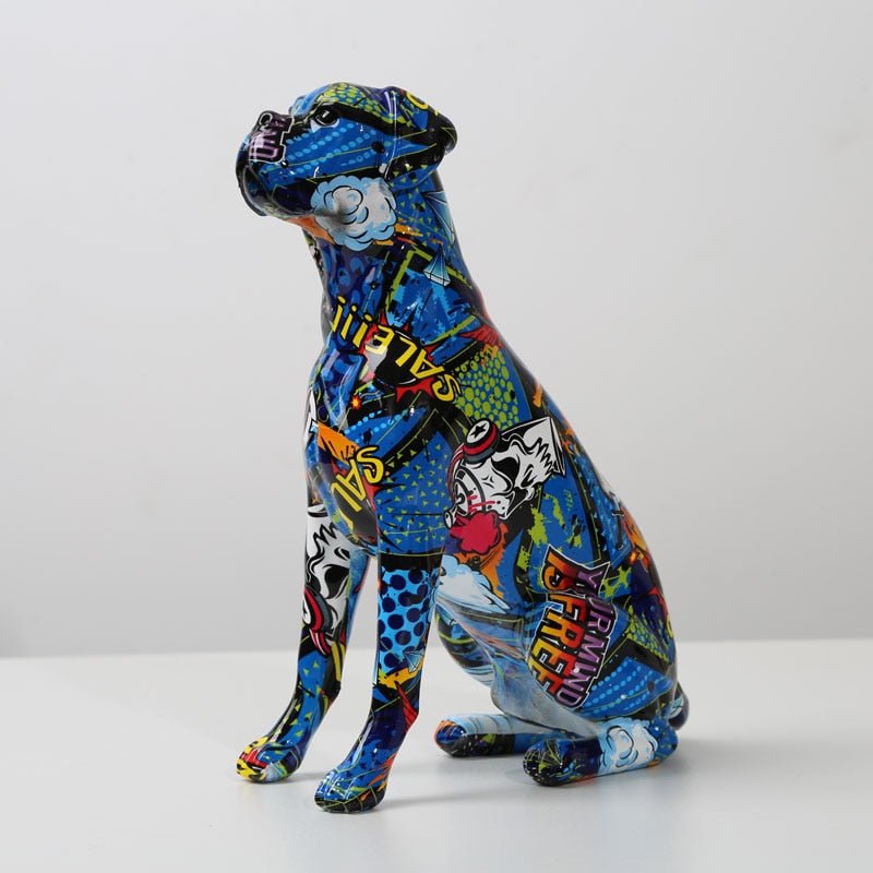 J.Y.R® Boxer Nordic Painted Statue - JYR Gallery