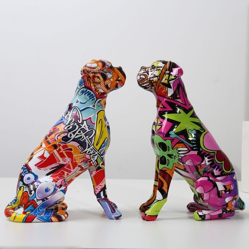 J.Y.R® Boxer Nordic Painted Statue - JYR Gallery