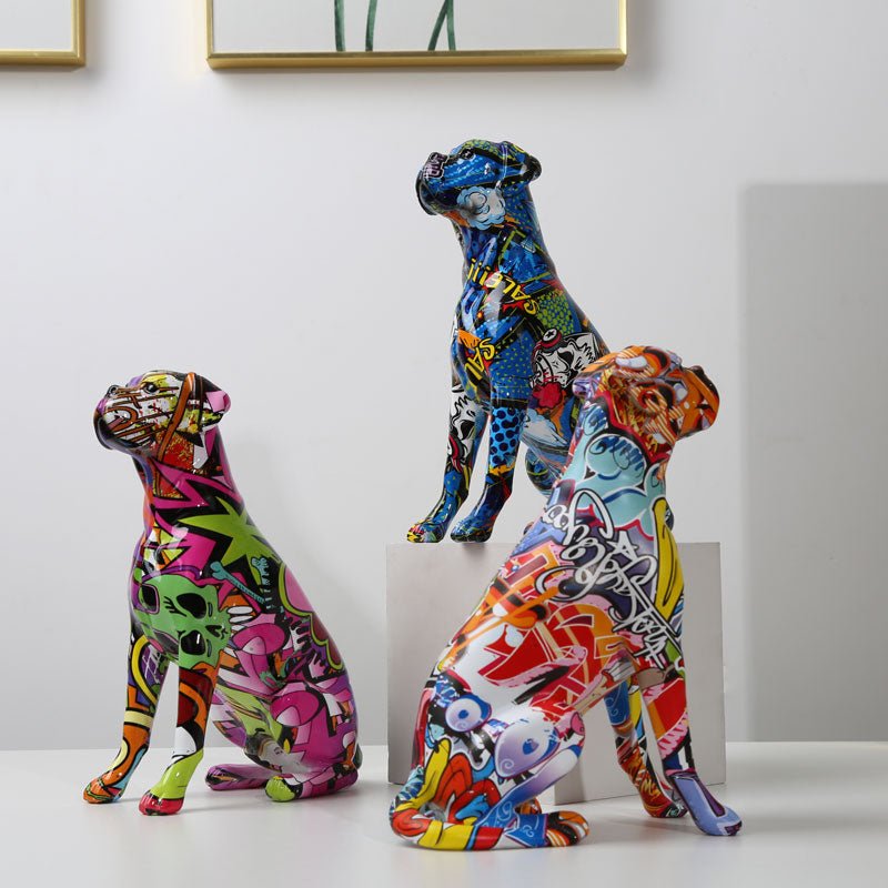 J.Y.R® Boxer Nordic Painted Statue - JYR Gallery