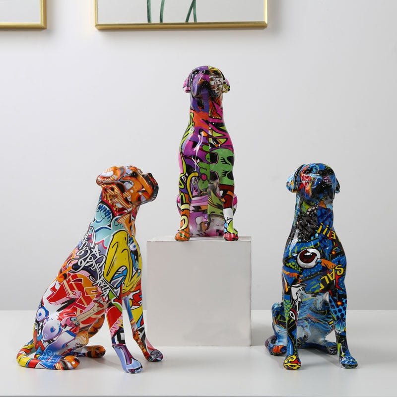 J.Y.R® Boxer Nordic Painted Statue - JYR Gallery