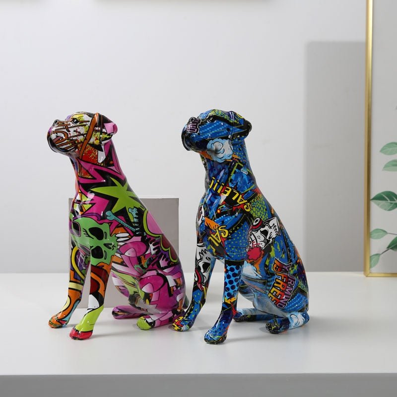 J.Y.R® Boxer Nordic Painted Statue - JYR Gallery