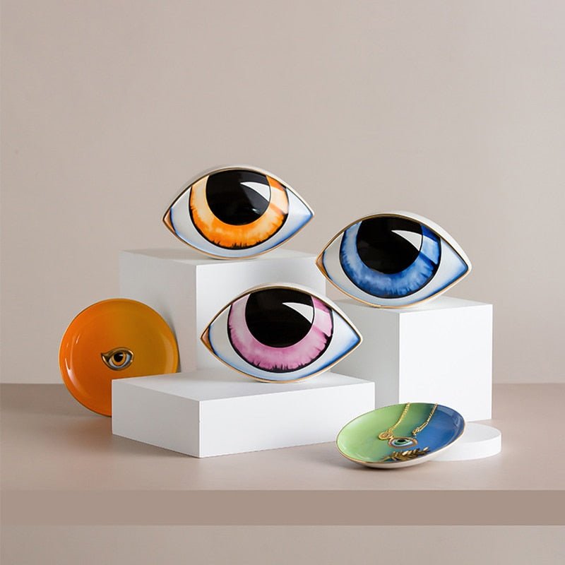 J.Y.R® Ceramic Eye Sculpture - JYR Gallery